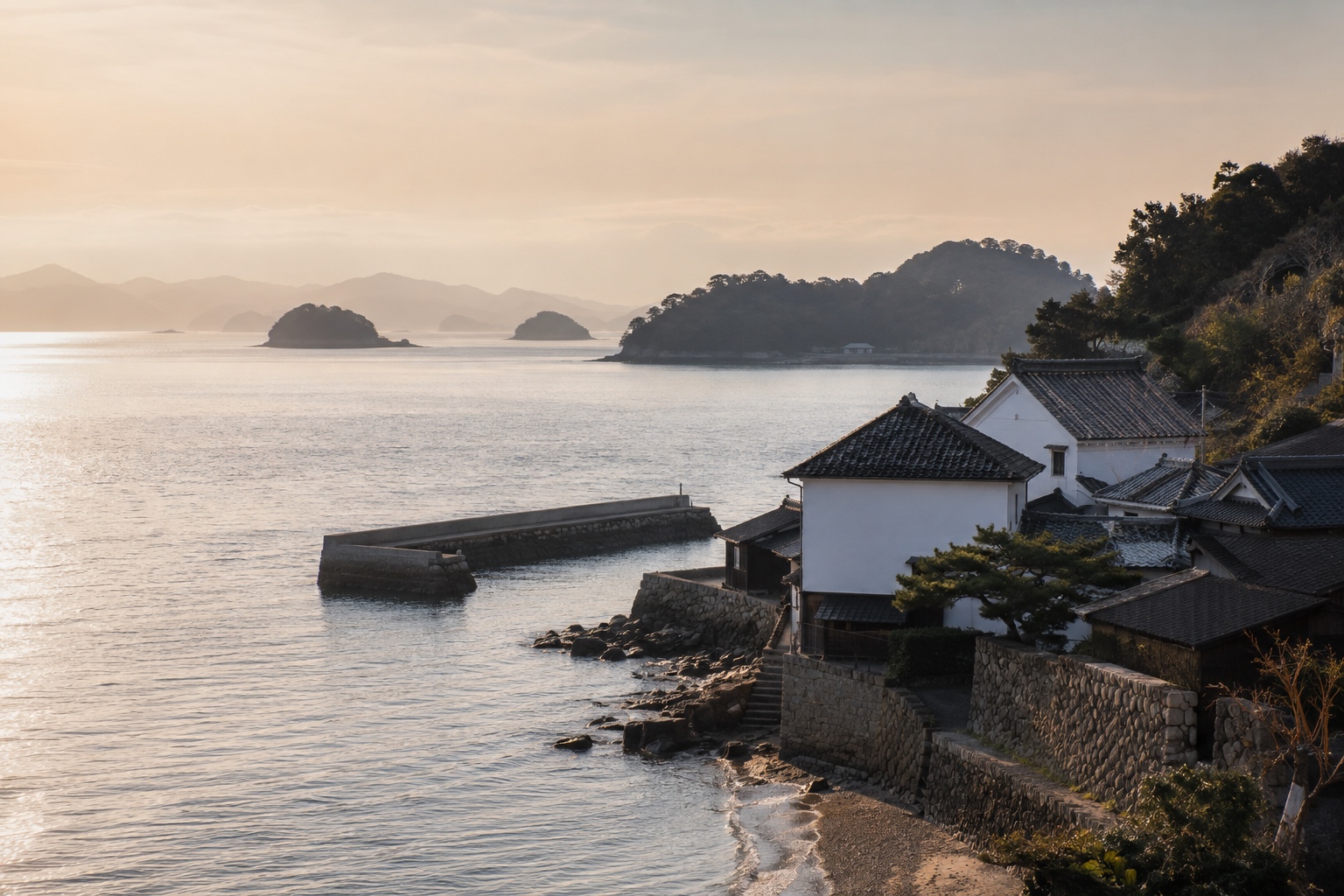 海辺の町のイメージ